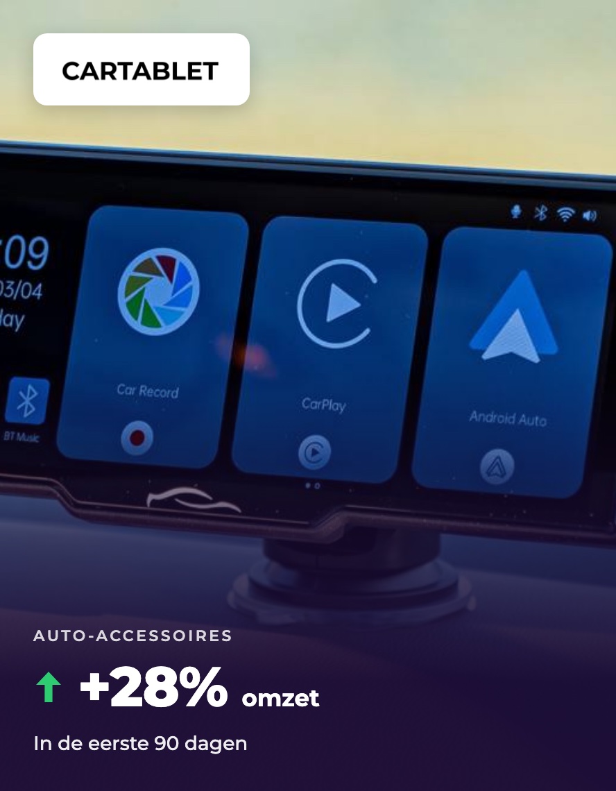 CarTablet: +28% omzet in de eerste 90 dagen