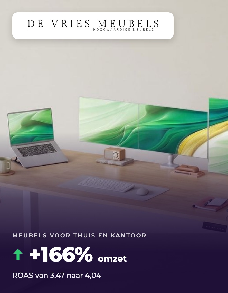 De Vries Meubels: +166% omzet